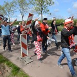 VIDEO: Aankomst Kozakken Boys supporters in Barendrecht