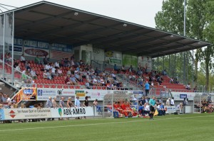 Tribune BVV Barendrecht op sportpark de Bongerd (Voetbal)